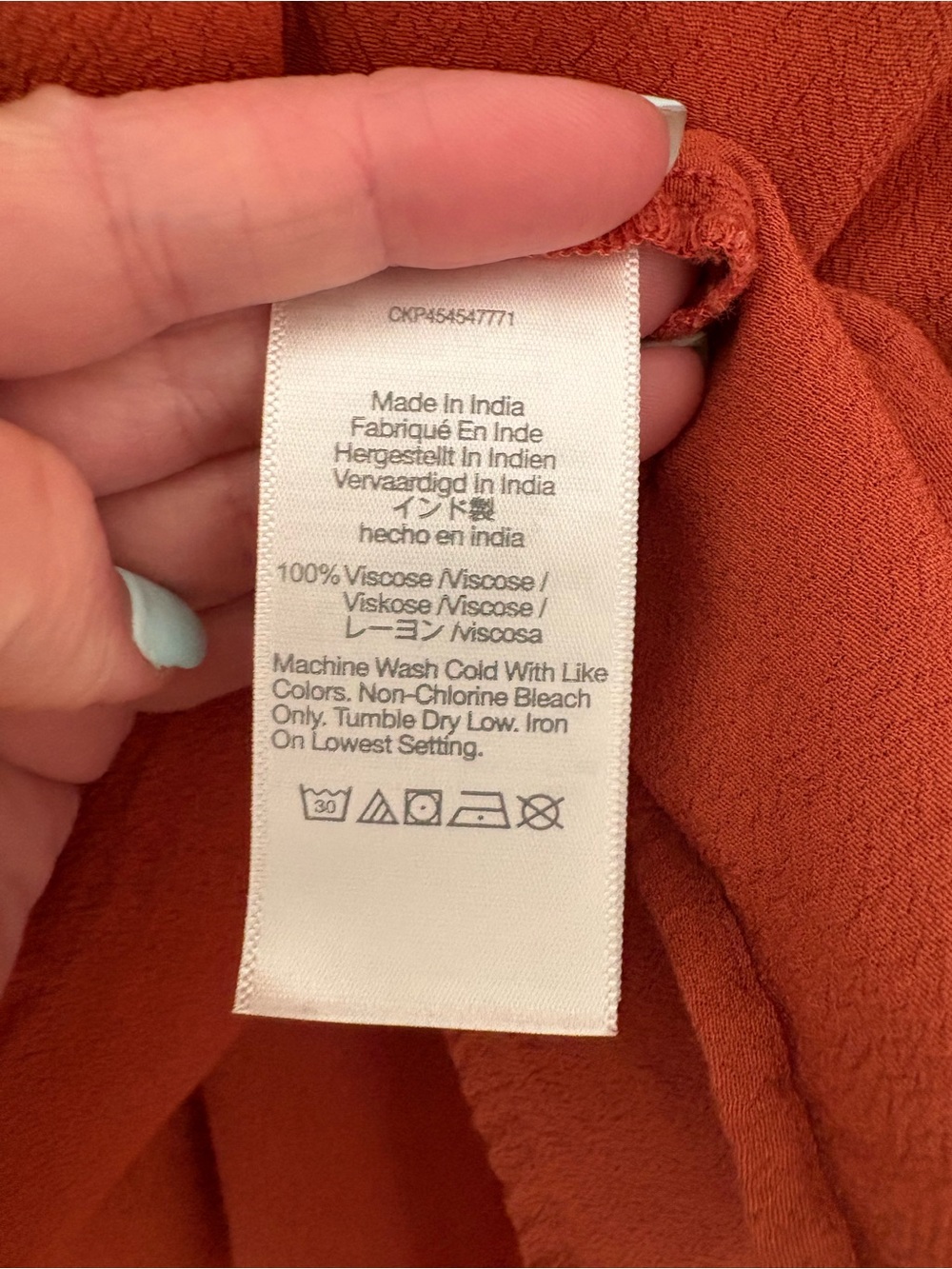 Madewell Rhyme V-Neck Blouse Top Burnished Mahogany Size Small - Picture 4 of 4